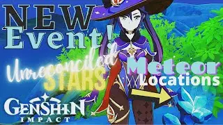 New Event- Unreconciled Stars/Day1 ! Meteorite locations!