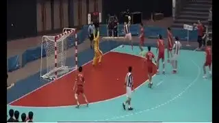 【ハンドボール】2016男子インカレ決勝　明治大VS国士舘大シュートシーン【インカレ】handball
