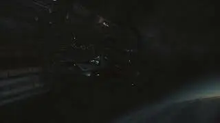 Exiting Hangar in Seraphim Station