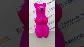 Жарко ли аниматору в надувном костюме мишки?