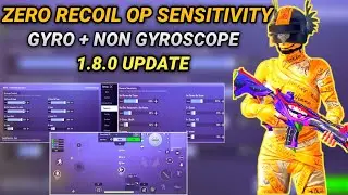 New Update 1.8.0 !! Best Sensitivity CODE + Control Setting PUBG MOBILE | BGMI 1.8 Best Sensitivity