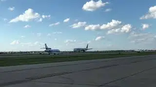 787 takeoff from FTW