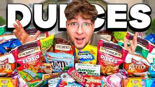 PROBANDO los MEJORES Dulces AMERICANOS 🇺🇸 (Casi vomito...)