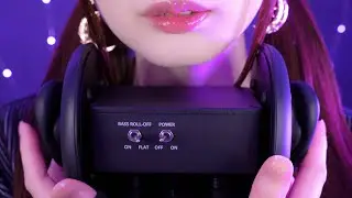ASMR Sloooow Inaudible Whispers & Ear Massage👂
