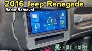 2016 jeep renegade radio removal replacement