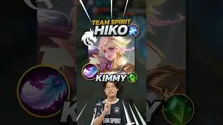 Team Spirit Hiko Kimmy Revamp S36 Build! Mobile Legends 