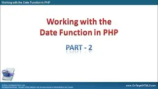 31021-Working with the Date Function in PHP - Part 2