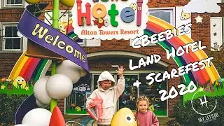 CBeebies Land Hotel & Alton Towers Scarefest. October, 2020