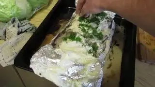 украшение запеченной свинины в фольге