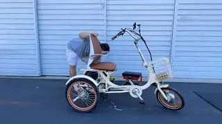 How to Assemble the Simple Glide Recumbent E Trike! This Electric Tricycle Comes 95% Assembled