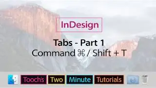 InDesign - Tabs - part 1