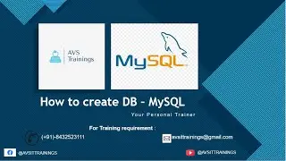 How to create DB in MySQL?