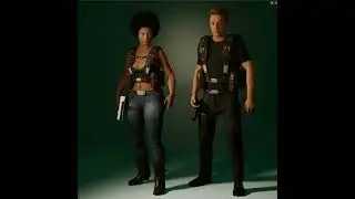Metahuman modular Action Hero outfits Tutorial