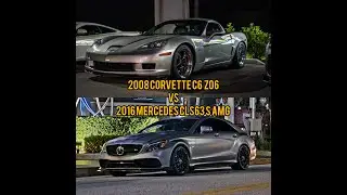 2016 Mercedes CLS63 S AMG vs 2008 Corvette C6 Z06