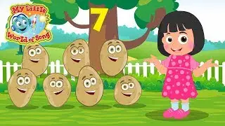 One Potato, Two Potato | Sing A Long | Nursery Rhyme | 1 Potato, 2 Potato