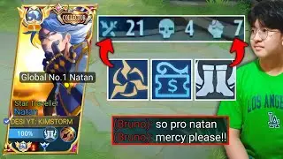 21 KILLS NATAN❗NATAN BUILD AND EMBLEM 2023 REVEAL🔥