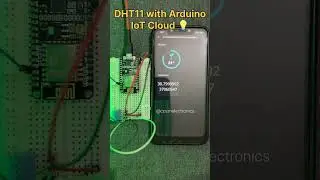 DHT11 Sensor with Arduino IoT Cloud 💡 