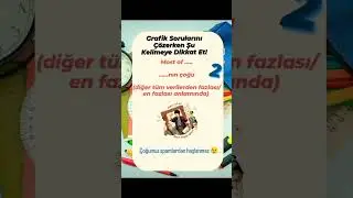 Beceri Temelli Sorularda Grafik Soruları Çözüm Teknikleri #lgs #ingilizce