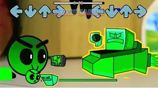 FNF Geometry Dash 2.0 vs Geometry Dash 1.0 Sings Sliced Pibby | Fire In The Hole