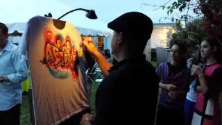Airbrush T Shirts, by Graffiti Pop, North Miami Bat Mitzvah Blog Video