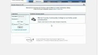 Logging into MCCC's E-Tutoring Portal