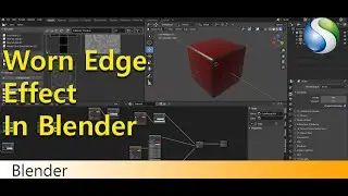 Worn Edge Effect in Blender 2.8x | Worn Edges Metal | Rough Edge Effect | Pointiness Map | AO Map