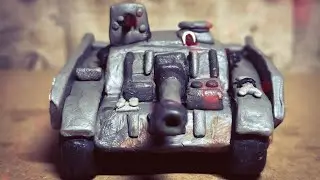 Как сделать StuG IV - Покадровая лепка Stopmotion - Мультики про танки
