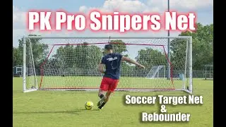 Soccer Target Net and Rebounder in One!