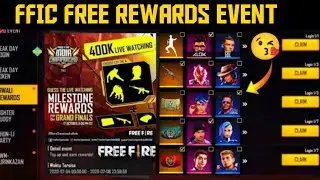 Free Fire Character Event Malayalam😍 || Ffic Grand Final Redeem Code Rewards Details || Gwmbro