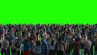 Crowd green screen|Green screen videos| Editing Kinemaster |Chroma key #greenscreen #bluescreen