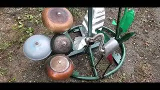 Making artwork from scrap.