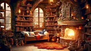 Cozy Reading Nook - Fantasy Music & Ambience 📚✨