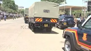 WATCH AS PRESIDENT UHURU KENYATTA LAUNCHES MINE RESISTANT  AND AMBUSH PROTECTED POLICE VEHICLES