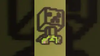 Creeper pixel art #shorts #emojichallenge #minecraft #minecraftbuilding #timelapse