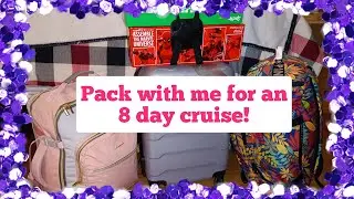 Pack with me for an 8 day Carnival Cruise!