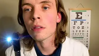 ASMR Ear Cleaning Exam & Hearing Test 📋 (up close, ear to ear, doctor roleplay)
