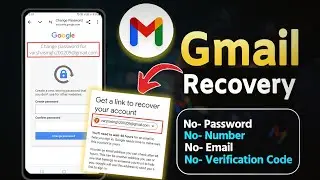 How To Recover Google Account Without number password and Email | Gmail Account Recover 2024
