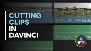 09 - Cutting or splitting clips in davinci resolve