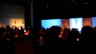 The crowd at Malan Breton's Fashion Week show