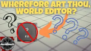 BeamNG Drive - FIX World Editor F11 NOT WORKING! BeamNg Drive Tutorial, How to play BeamNG Drive