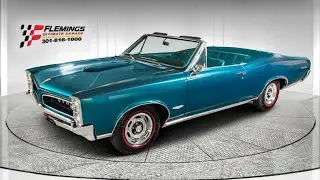 1966 GTO Tri-Power 4 Speed Convertible Start Up, Test Drive, and Walk Around