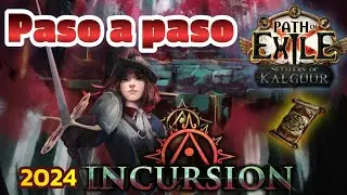 😲[GUÍA PASO A PASO] LAS 12 INCURSIONES, CONFIGURA TU TEMPLO* 100% para mancos #pathofexile #arpg