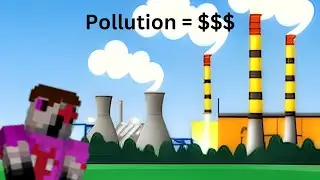 Polluting the Earth in Minecraft