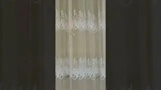 Тюль вишивка бiла