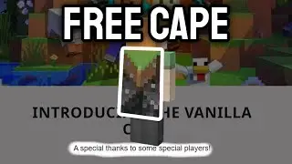 How To Get The FREE Vanilla Cape In Minecraft