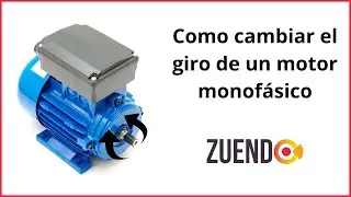 Cómo cambiar el giro de un motor monofásico-Zuendo