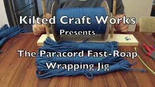 Paracord Fast-Rope Wrapping Jig