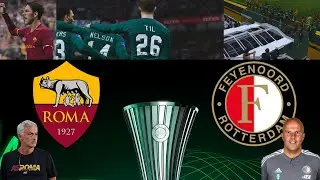UEFA CONFRENCE LEAGUE FINAL | ROMA VS FEYENOORD | PES 2021 w/mods   