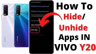 How to Hide or Unhide Apps in Vivo Y20 | Vivo Y20 Hide Apps | Hidden Features of Vivo Y20