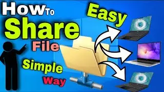 How to Share Files, Folders  Between Computers  | چطور یک فایل ,  فولدر و درایف را به اشتراک بگذاریم